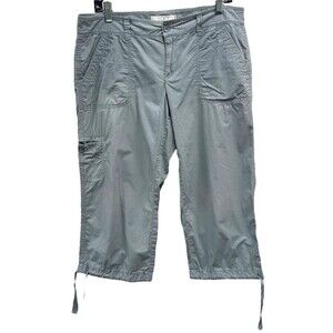 Ann‎ Taylor LOFT Women's Size 8 Cargo Capri Pants 100% Cotton